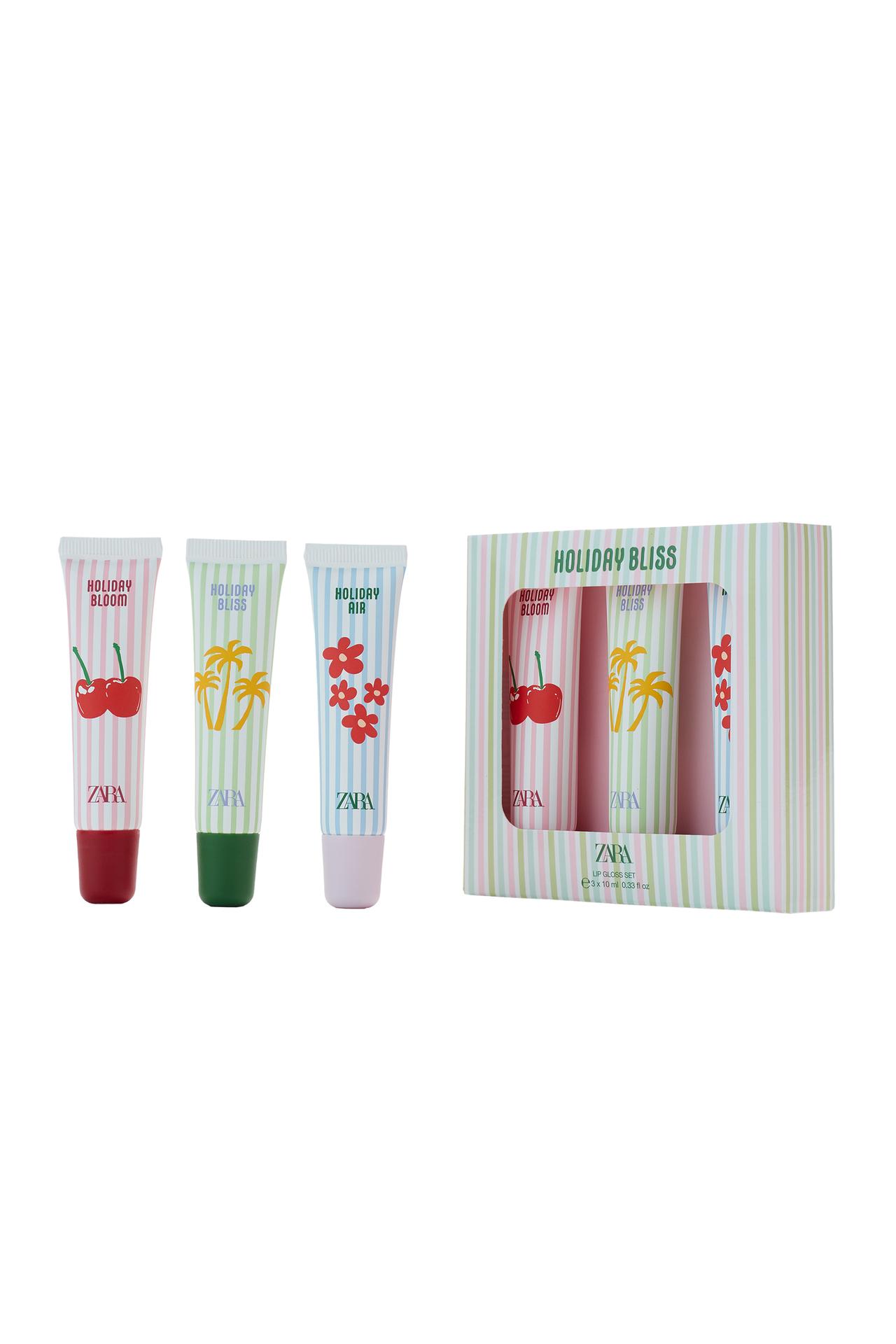 НАБОР БЛЕСКОВ ДЛЯ ГУБ HOLIDAY BLISS, 3 X 10 МЛ