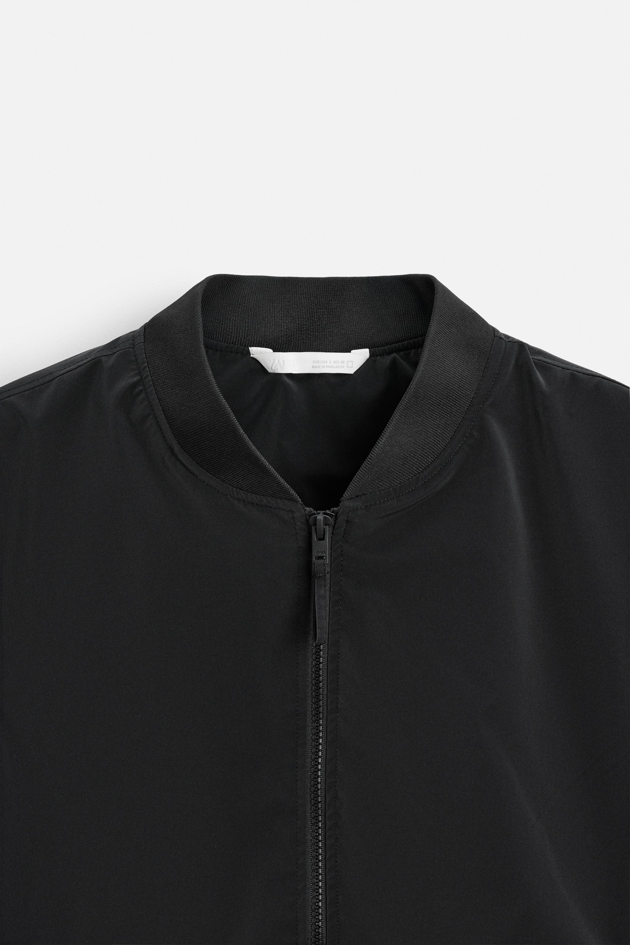 【ZARA】軽量ボンバージャケット 4302/401/809 軽量ボンバージャケット - ブラック | ZARA Japan / 日本