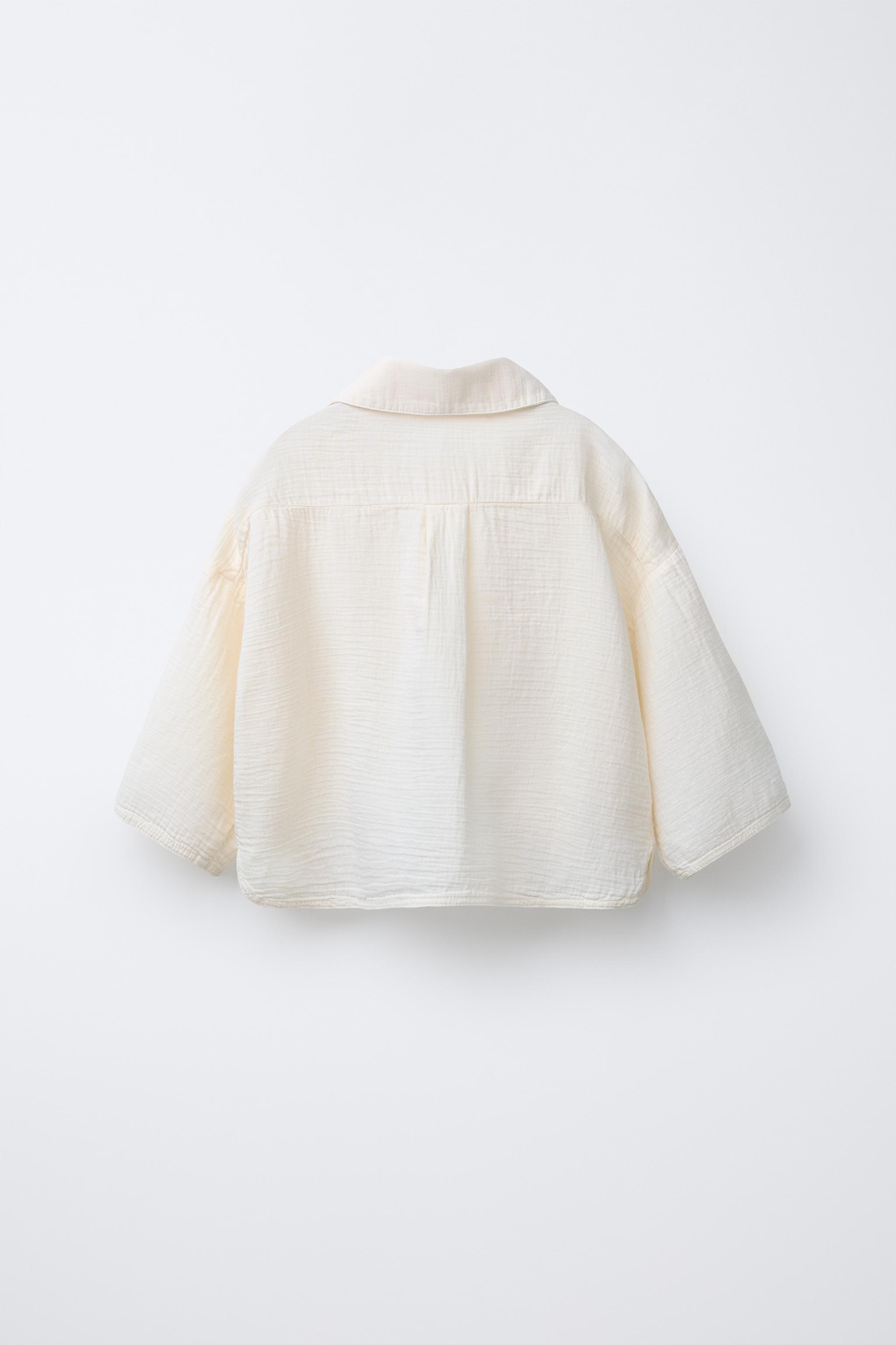 BAMBOO SHIRT - Ecru | ZARA United States