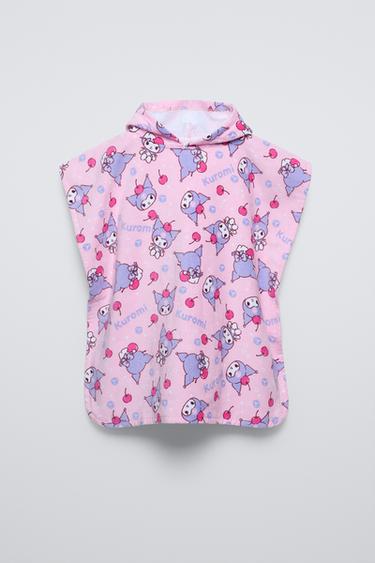 PONCHO TOALLA KUROMI © SANRIO - Rosa de Zara