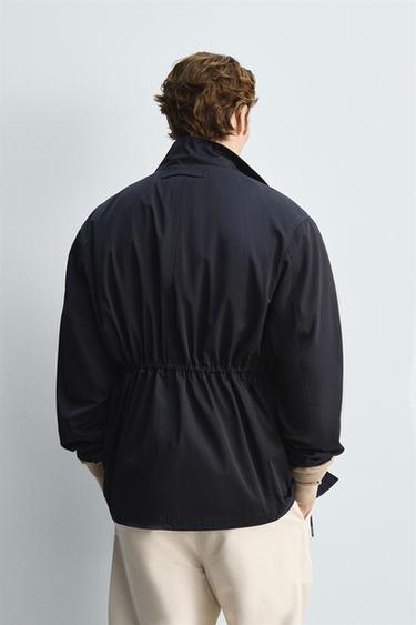 PARKA TECHNIQUE À POCHES - Bleu marine de Zara - Image 2