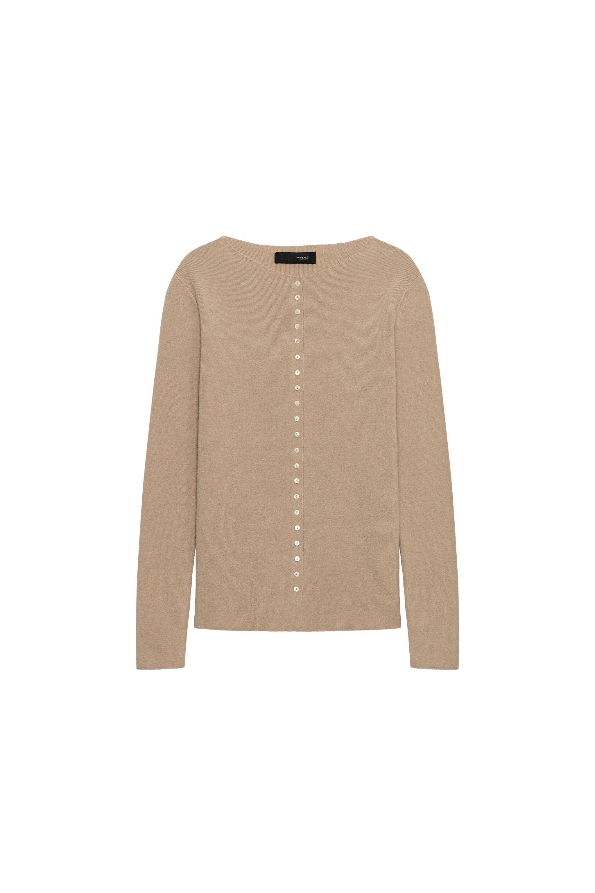 CHAQUETA CON LANA BOTONES