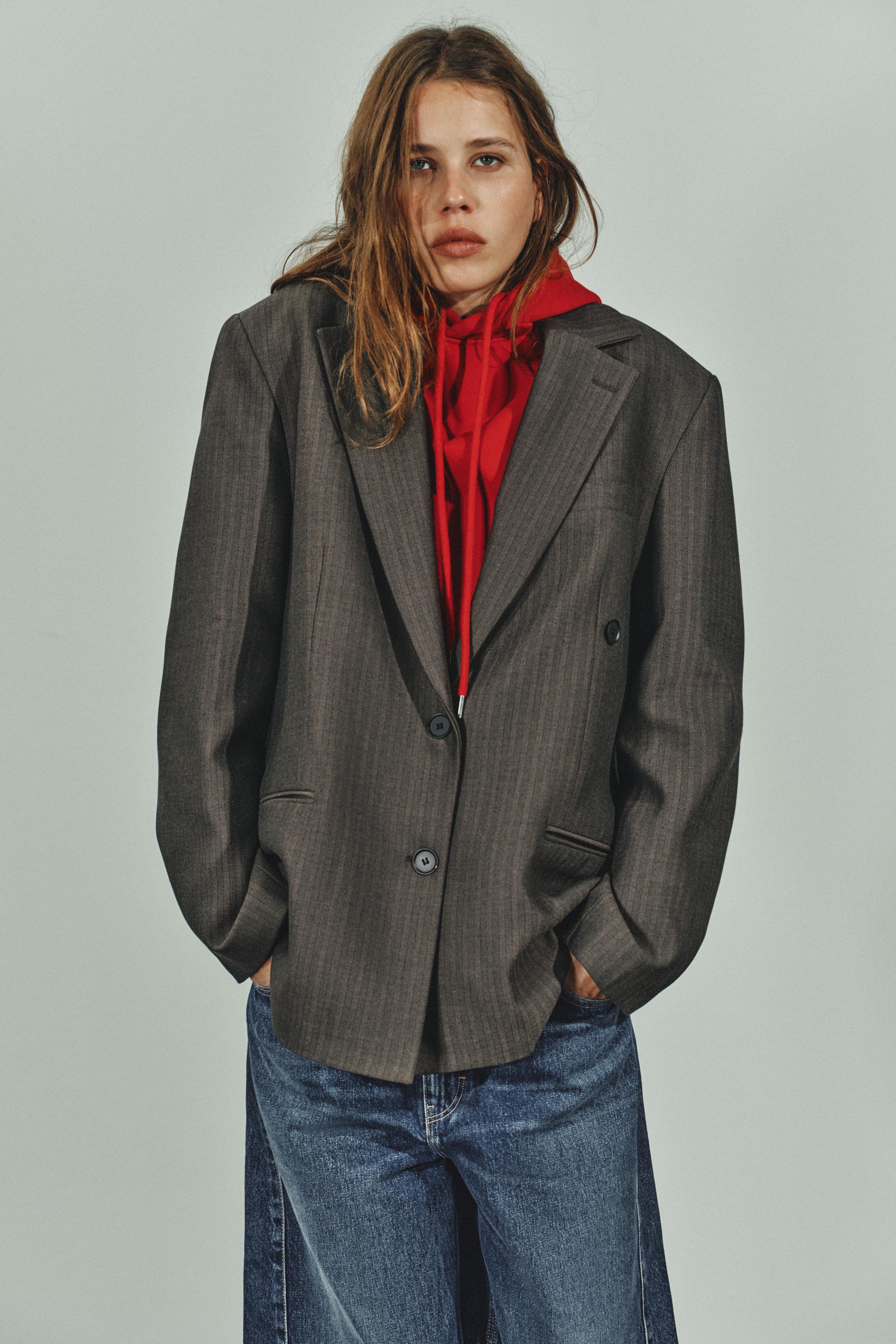 新品タグ付♦ZARA★本革オーバーサイズライダースジャケット✦ヴィンテージ加工 ☆ZARAザラ本革 オーバーサイズ レザーライダースジャケット