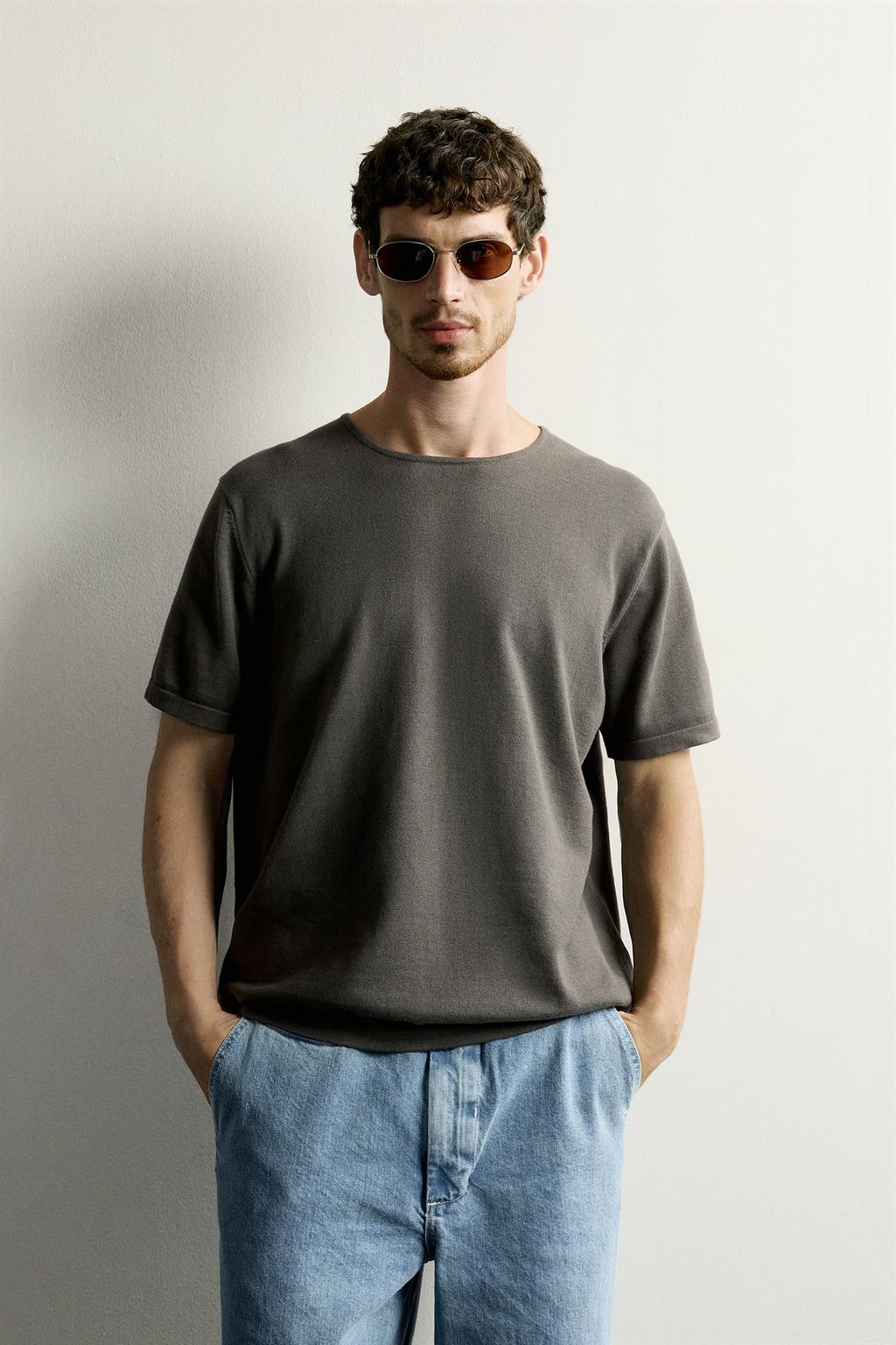 REGULAR FIT KNIT T-SHIRT