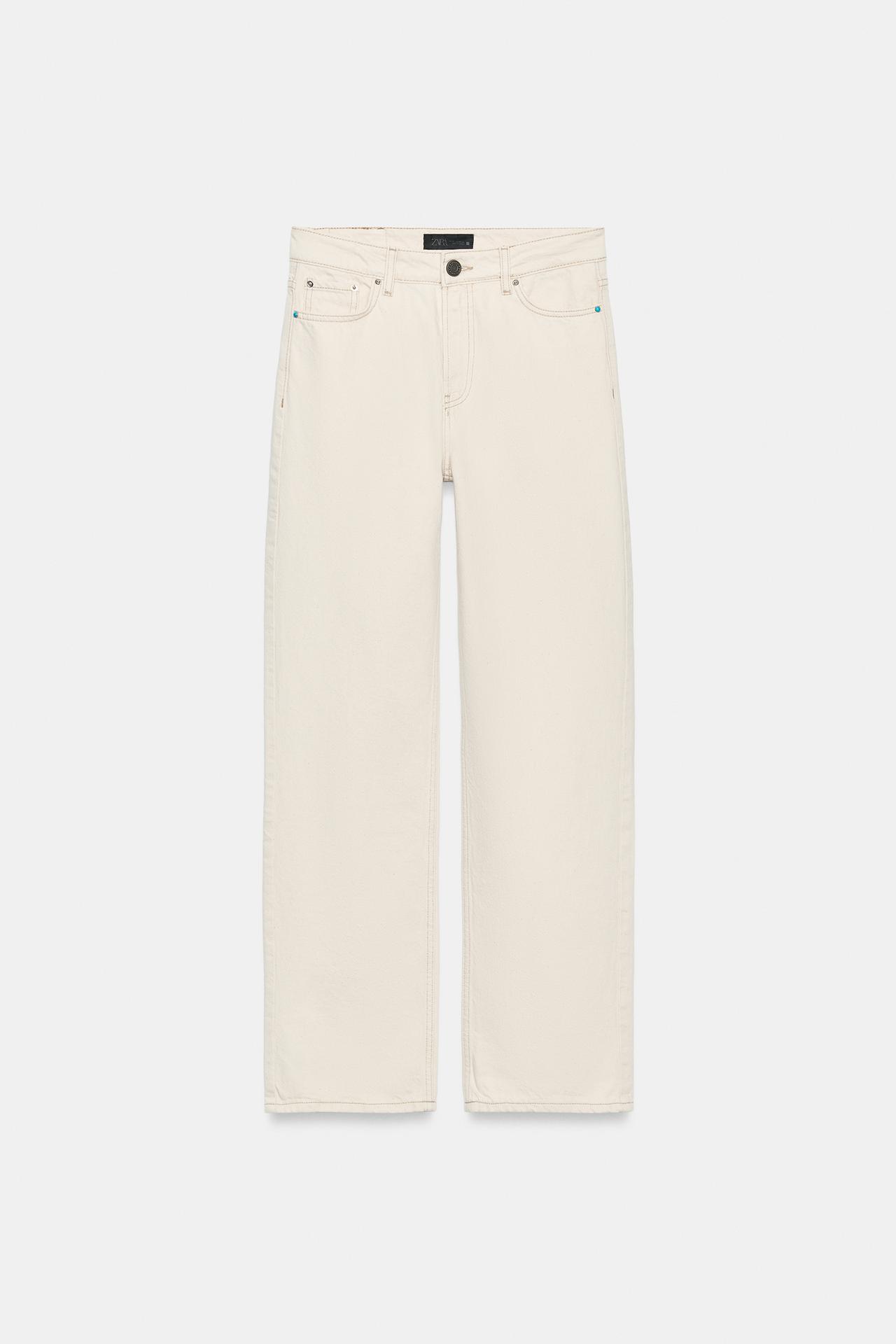 Z1975 HIGH-RISE REGULAR JEANS — Ecru