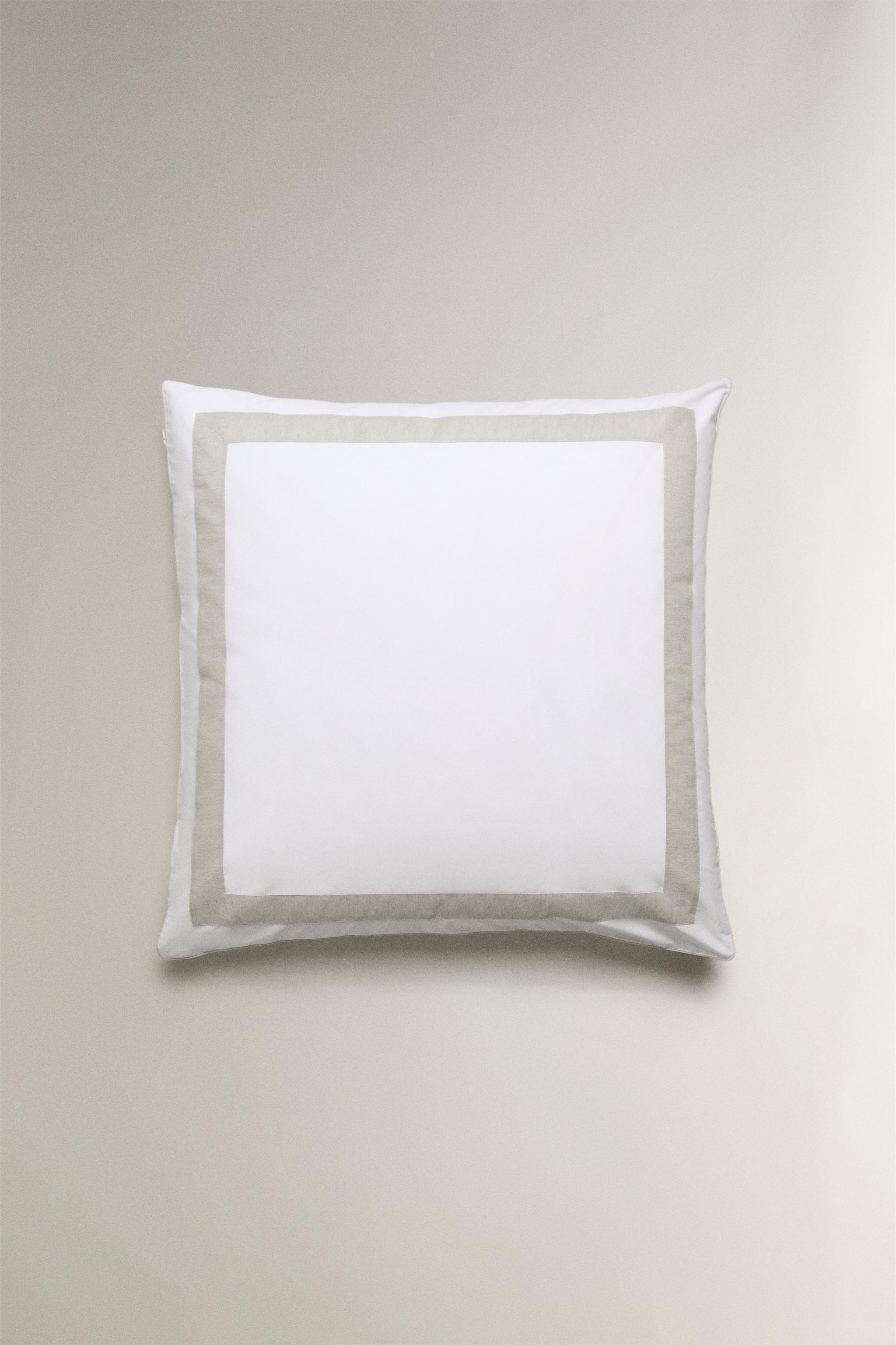 COTTON PILLOWCASE WITH BORDER