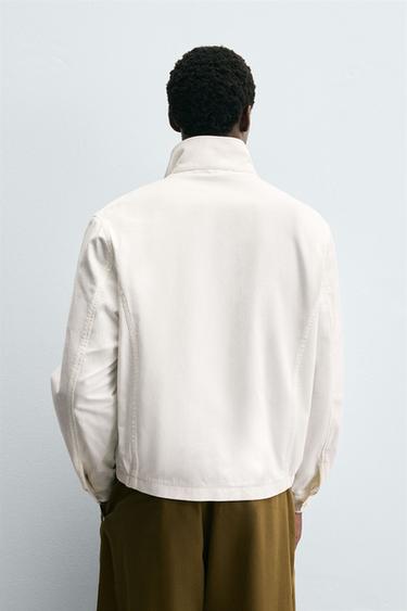 VESTE LÉGÈRE REGULAR FIT - Blanc de Zara - Image 2