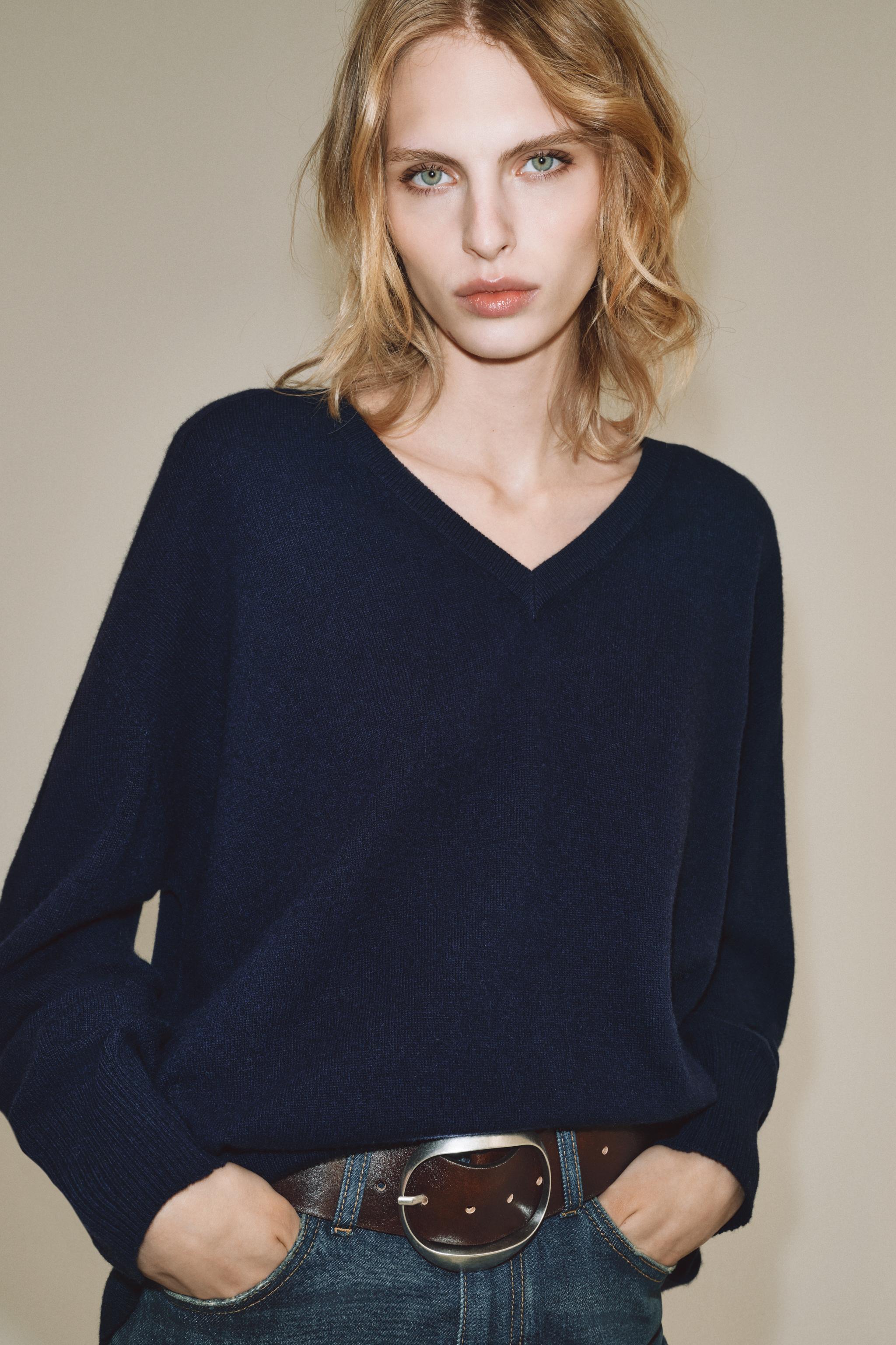 PULL OVERSIZE 100 % LAINE