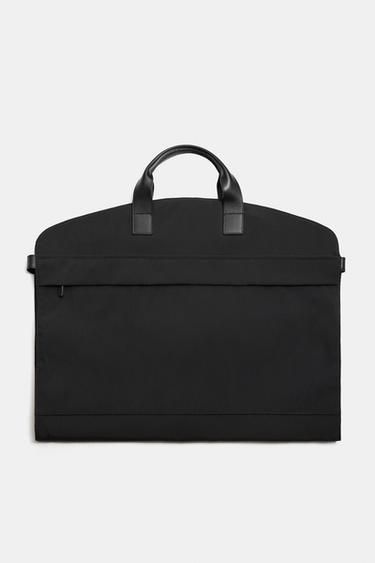 Zara NYLON GARMENT BAG - Black - Image 0