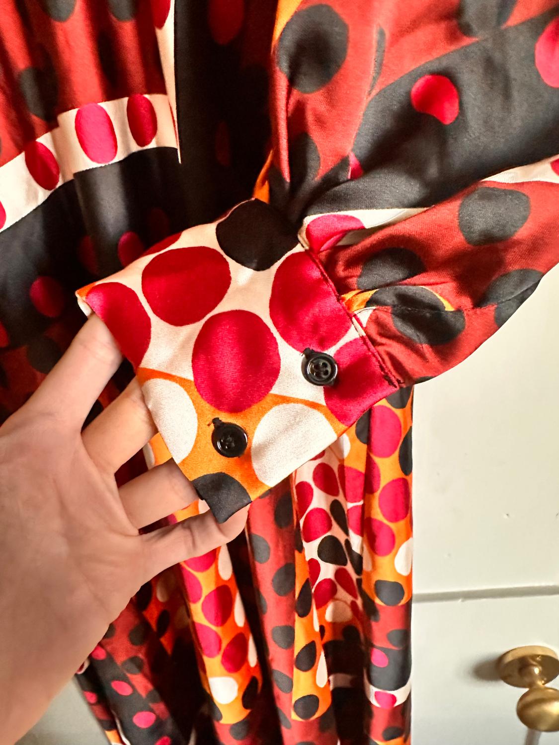 PRINTED MIDI DRESS - Image 5