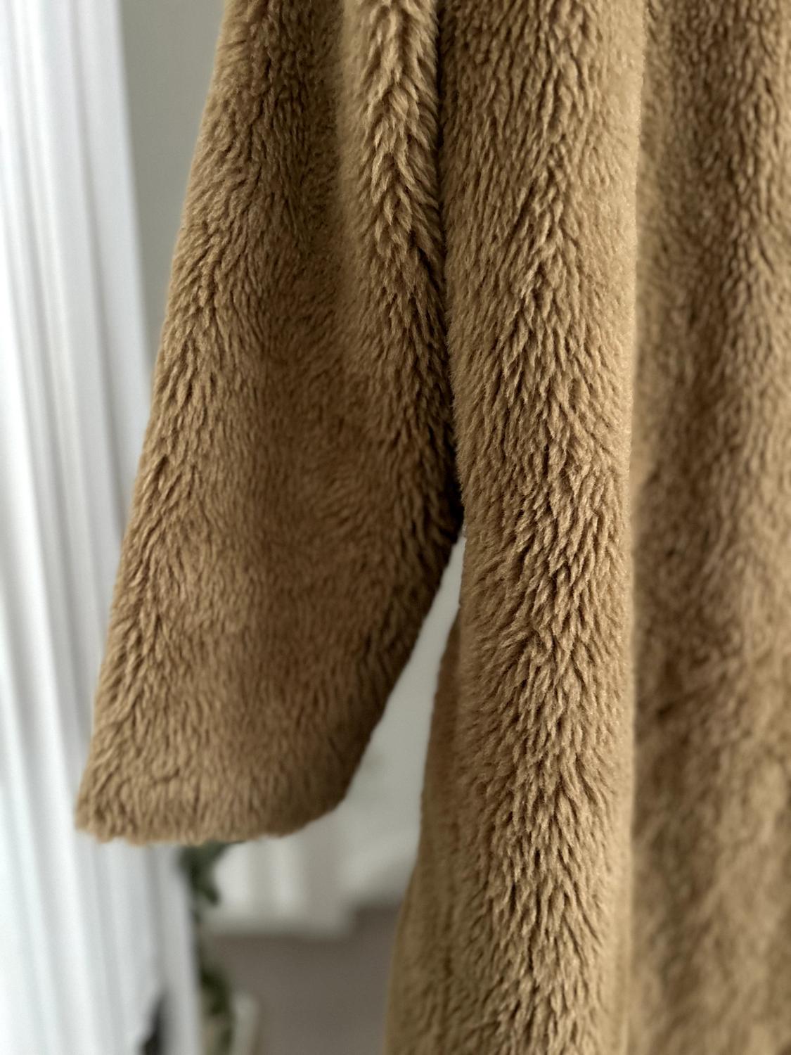 LONG FAUX FUR COAT - Image 4