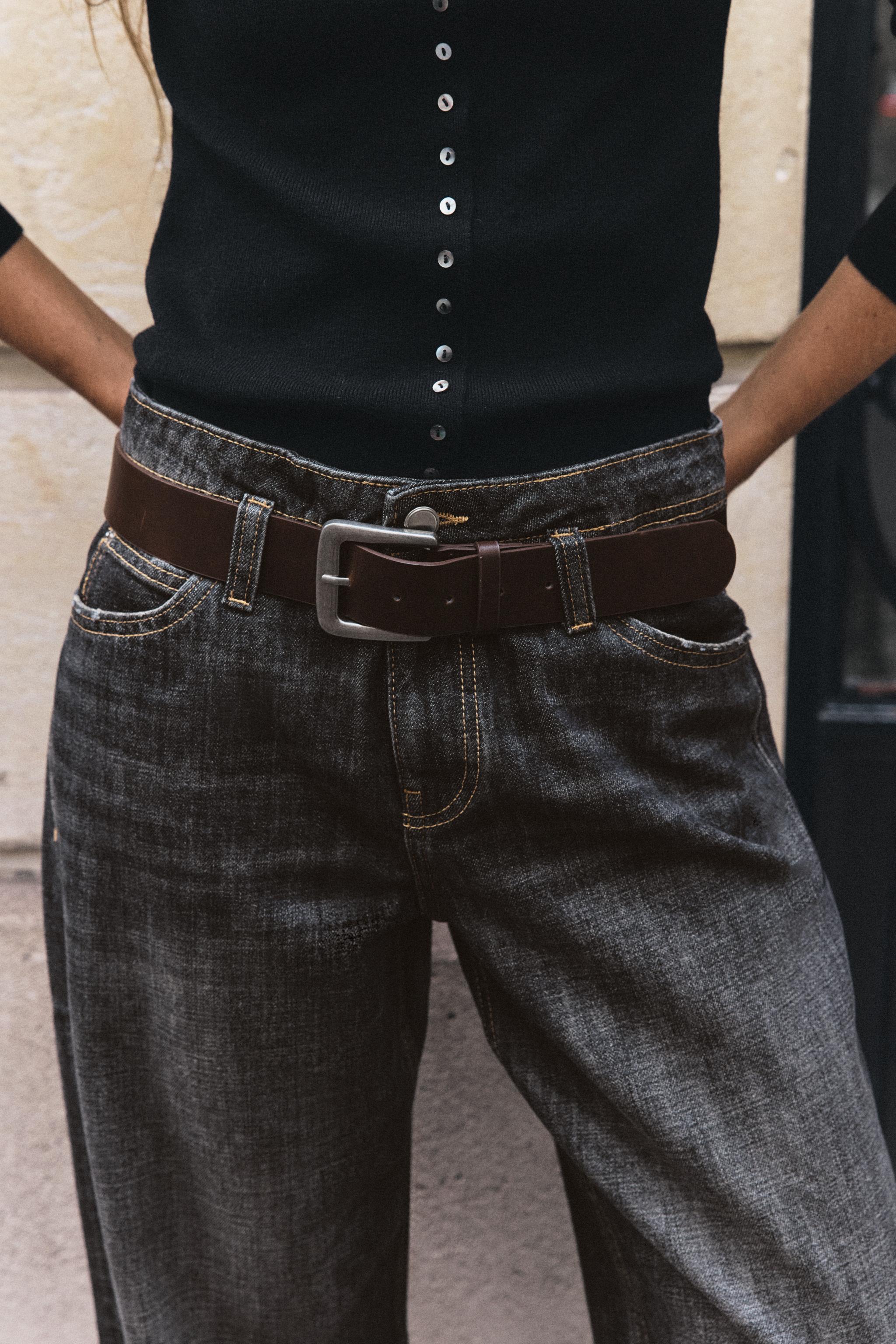 JEAN Z1975 DROIT TAILLE NORMALE À CEINTURE