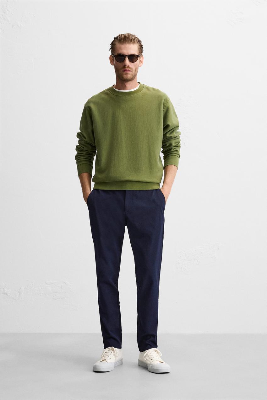 SLIM FIT STRETCH PANTS