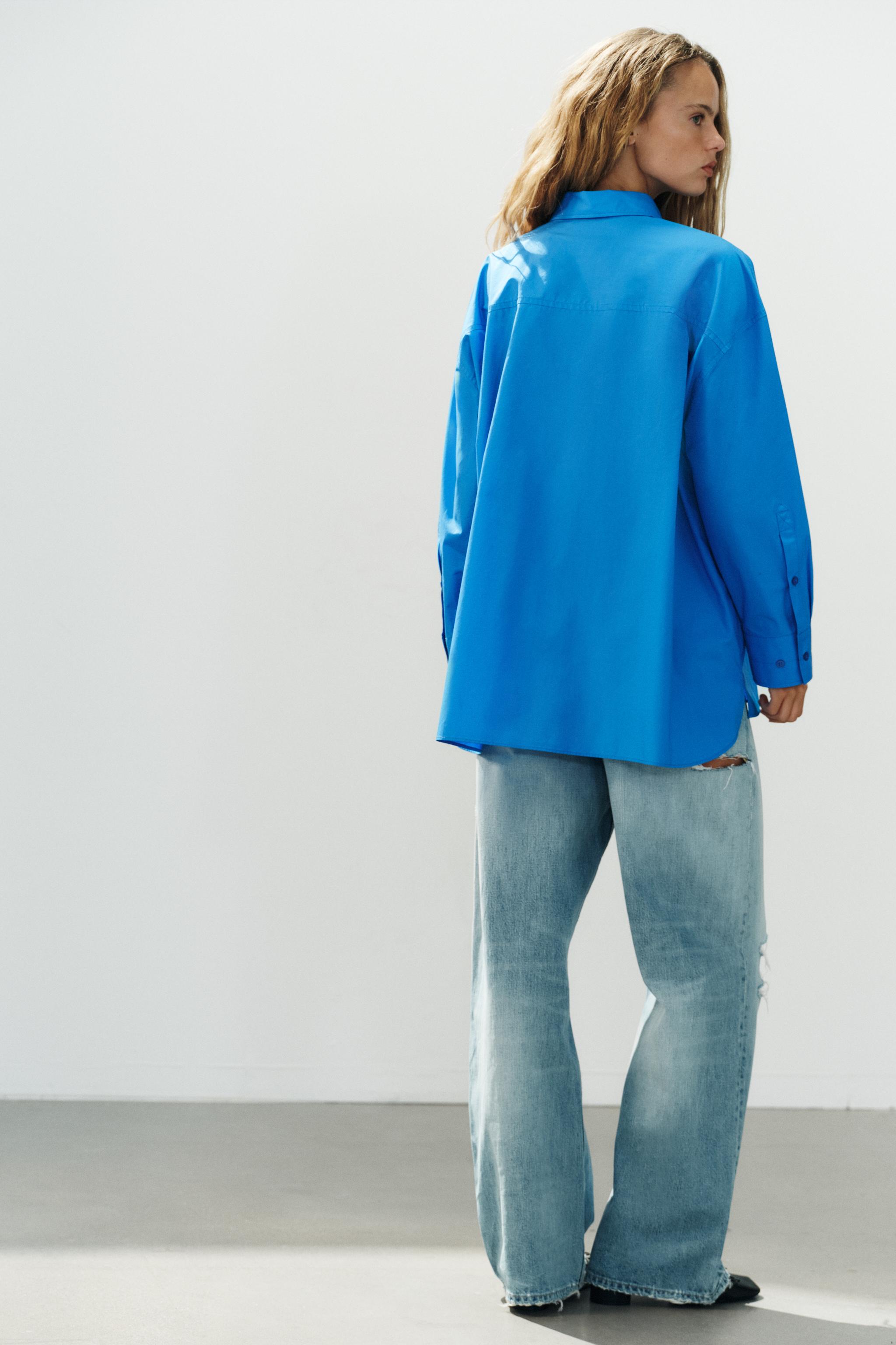 OVERSIZED POPLIN SHIRT