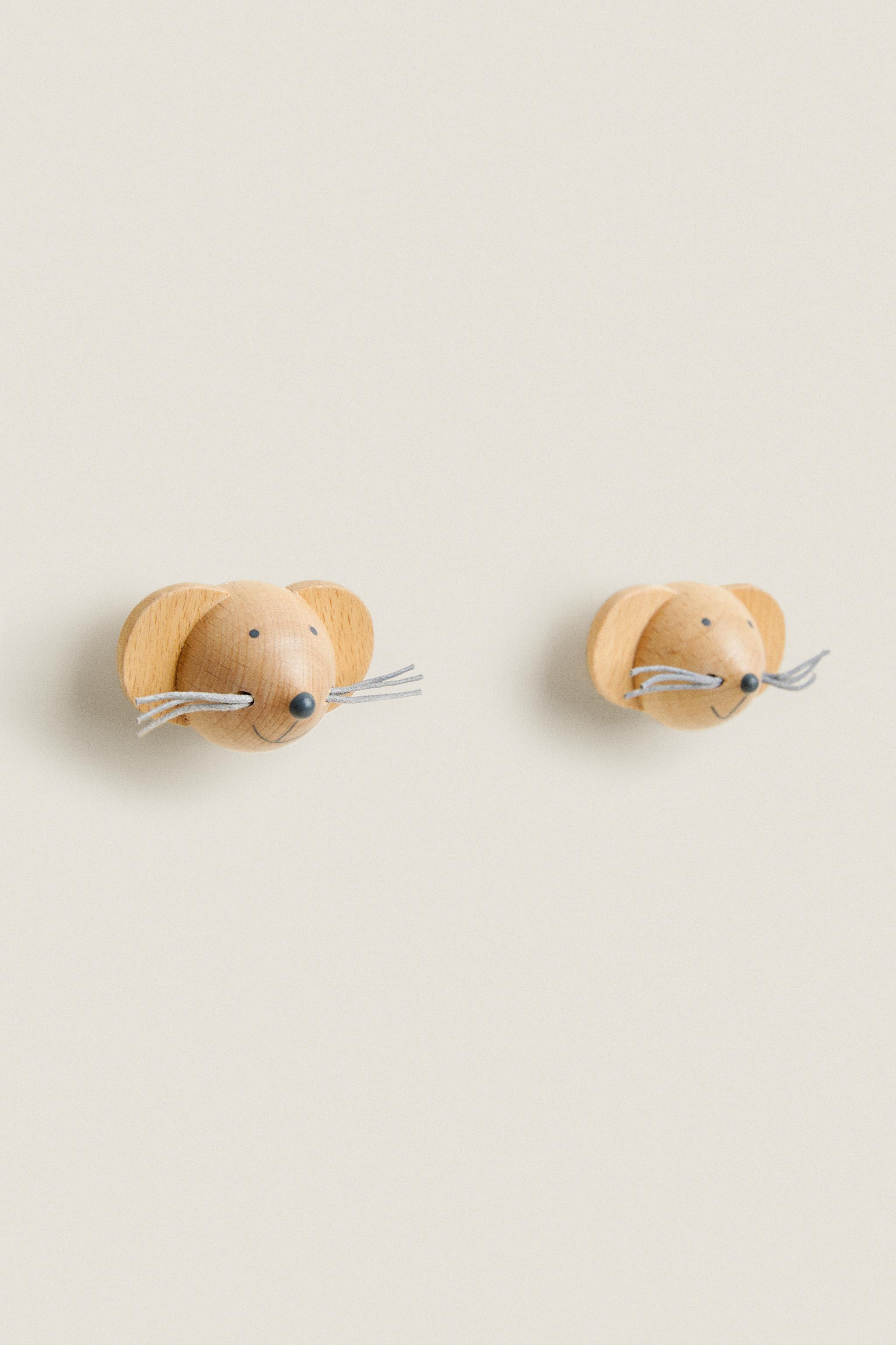 Zara KIDS’ MOUSE KNOBS (PACK OF 2) — фото 2