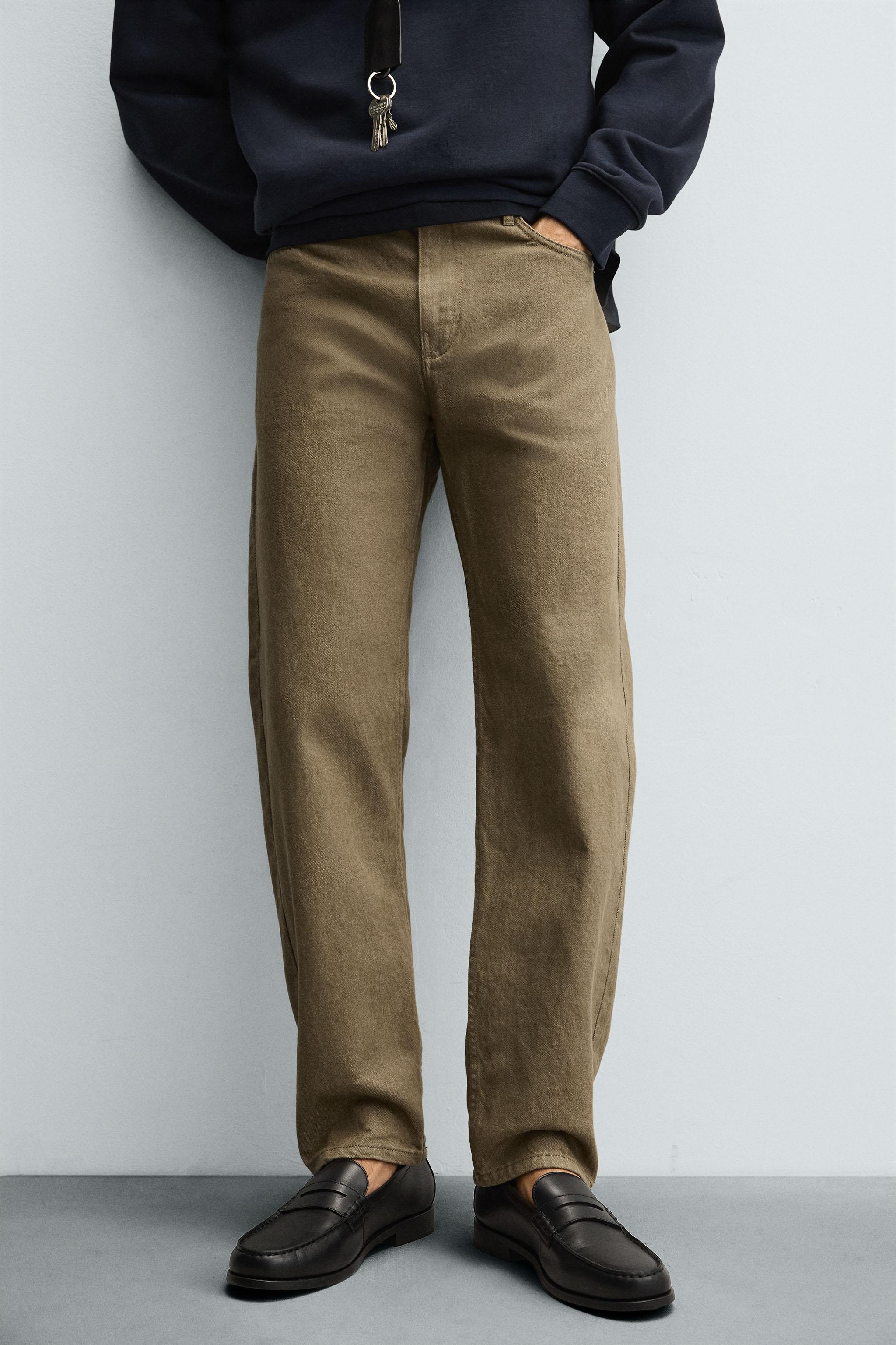 REGULAR FIT COTTON PANTS