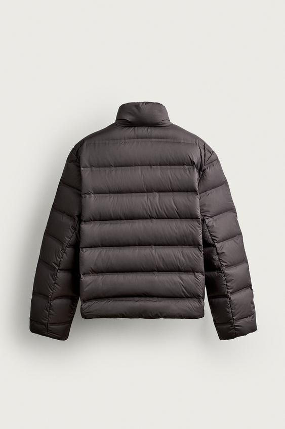 BLOUSON 80 % DUVET - 20 % PLUMES DÉPERLANT - Marron foncé de Zara - Image 8