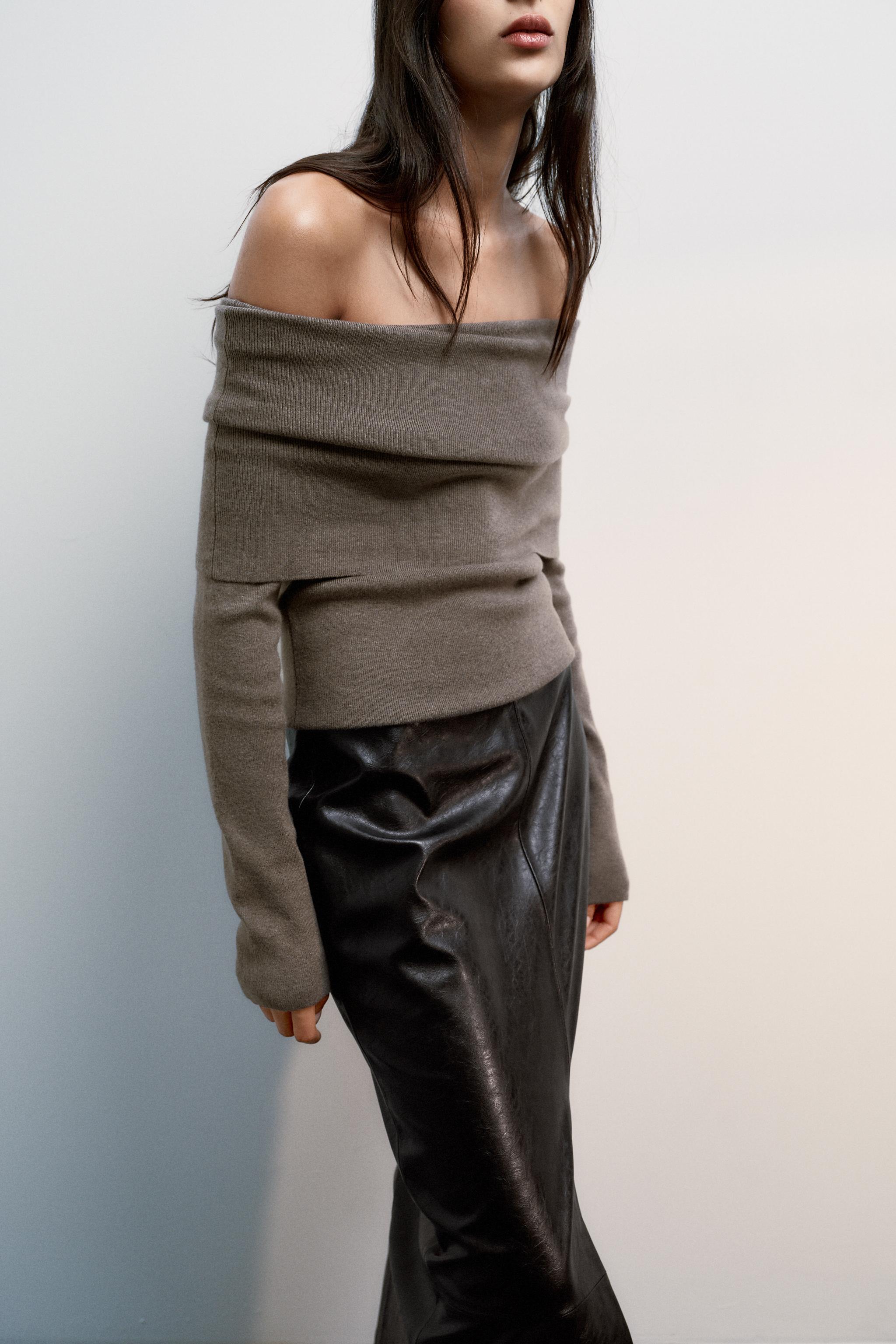 TOP EN MAILLE BUSTIER FRONCES