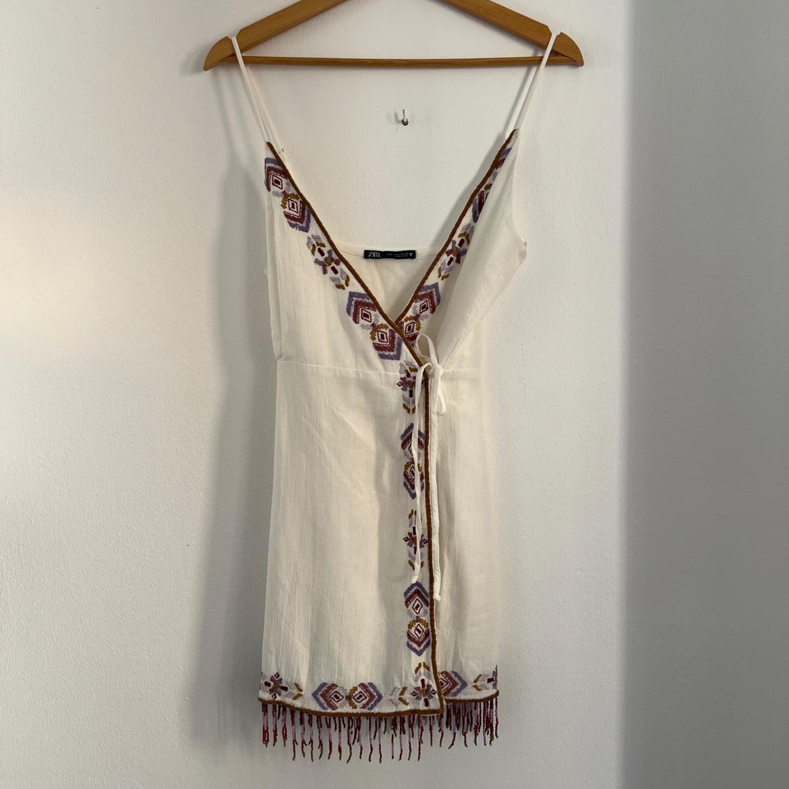 EMBROIDERED SHORT DRESS - Image 2