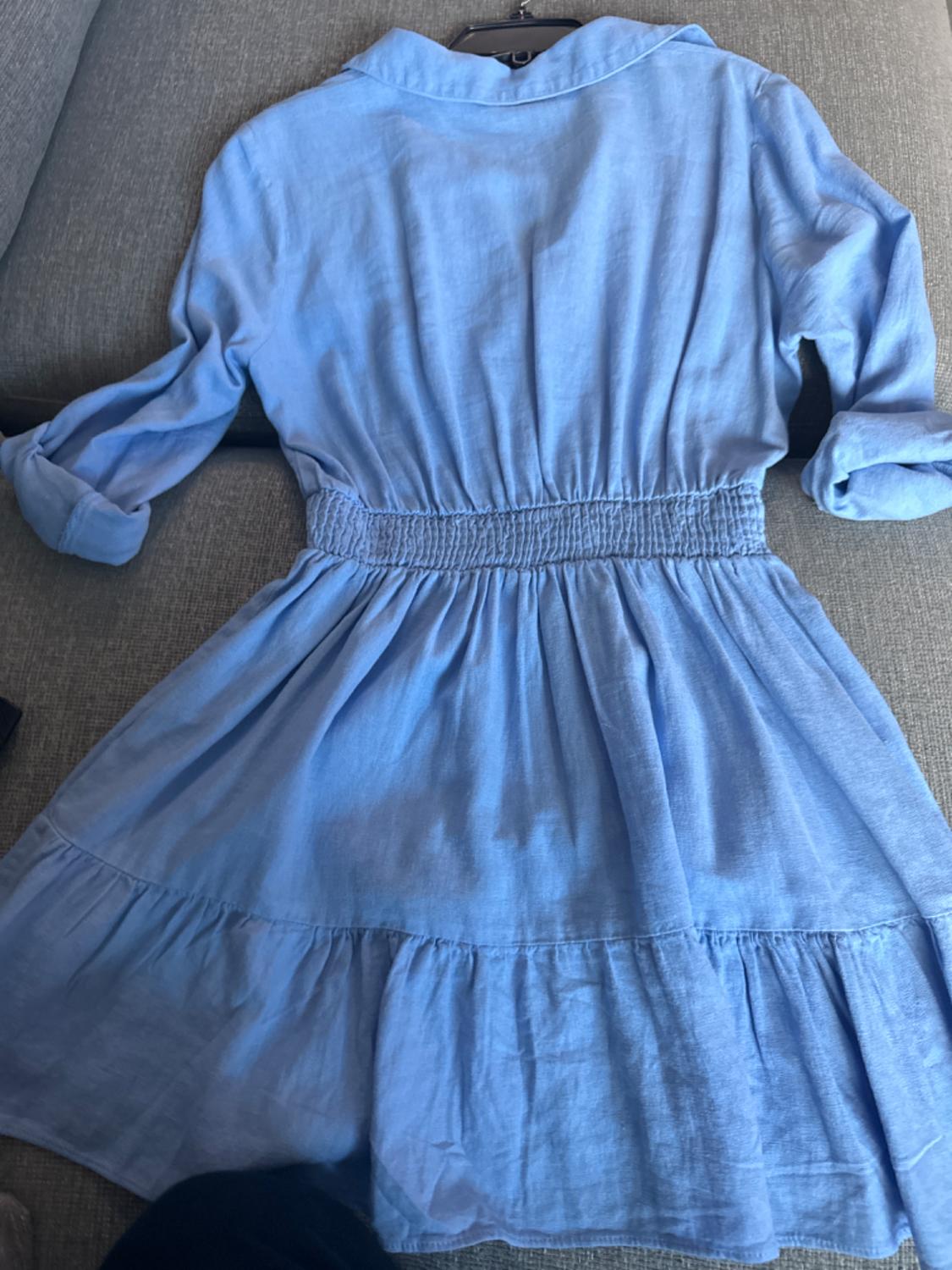 VESTIDO CON LINO - Image 3