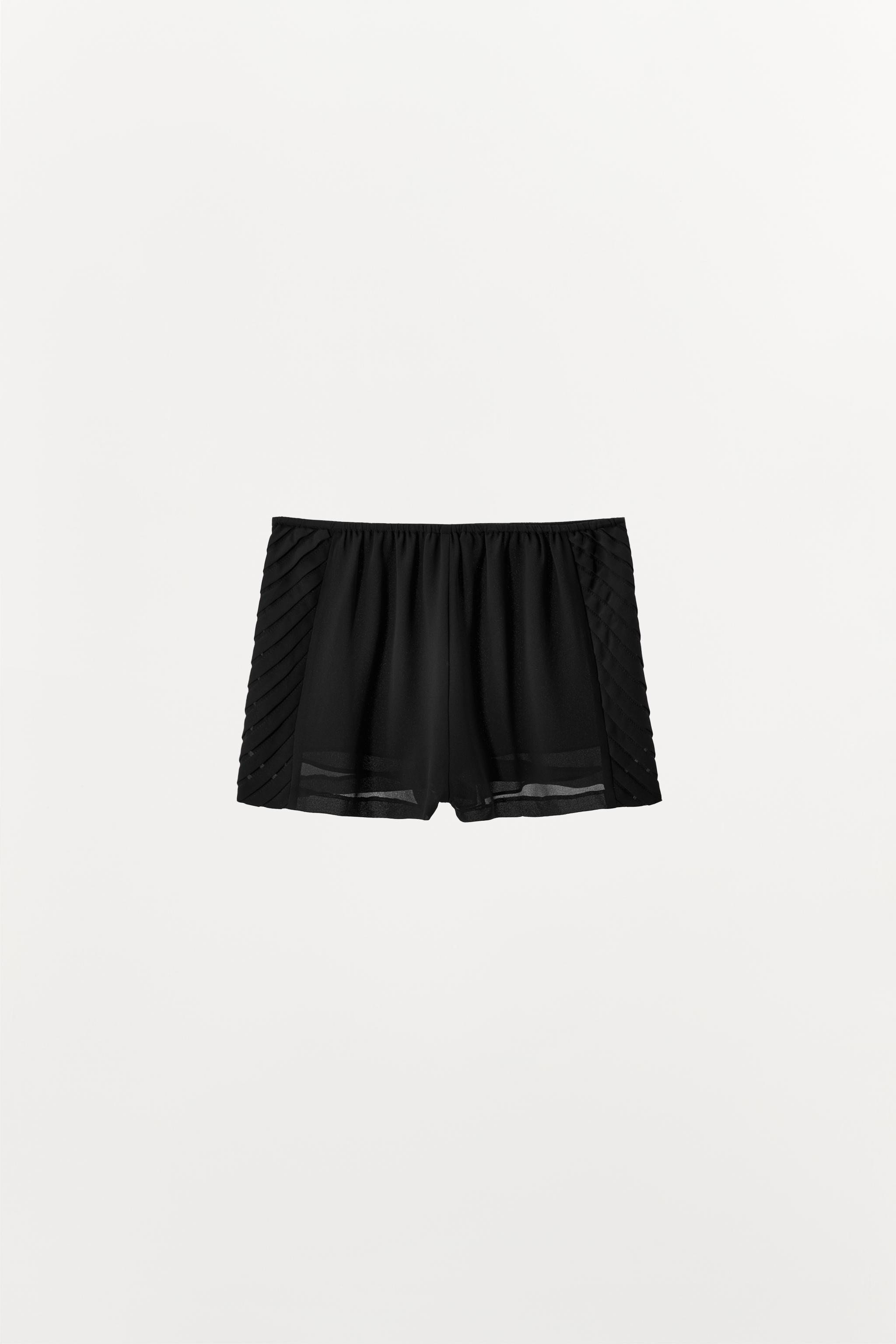 SHORT PLISSÉ