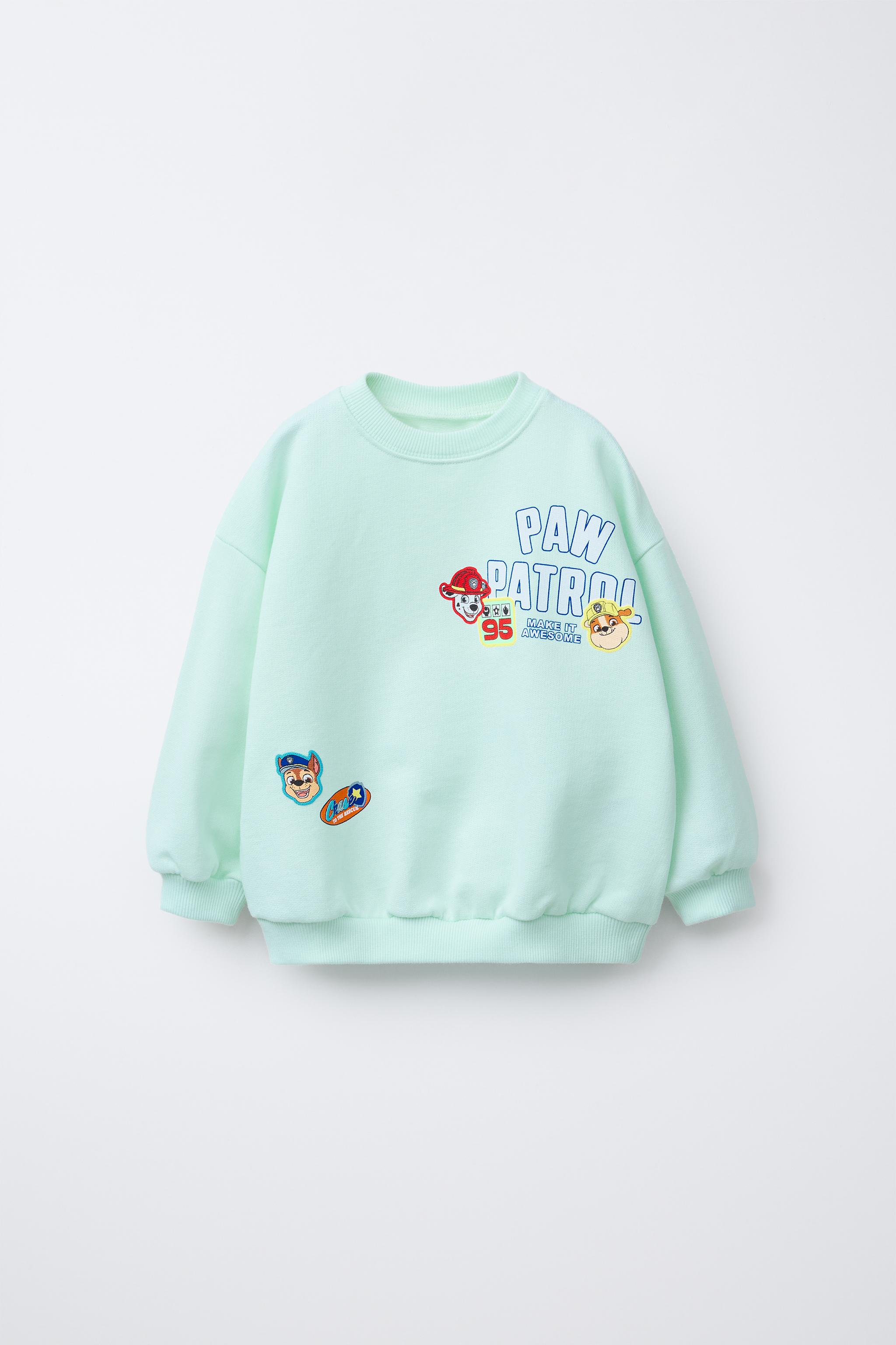 PAW PATROL ™ PRINT SWEATSHIRT Sea green ZARA UAE Dubai