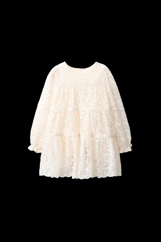 ZARA - ROBE EN DENTELLE À EMPIÈCEMENTS