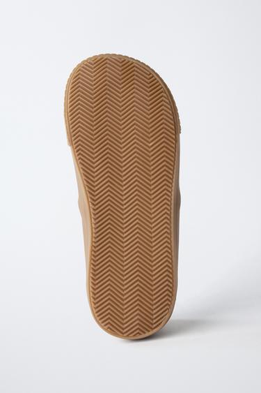 TENNIS OU BASKET EN CUIR BAREFOOT - Marron de Zara - Image 7