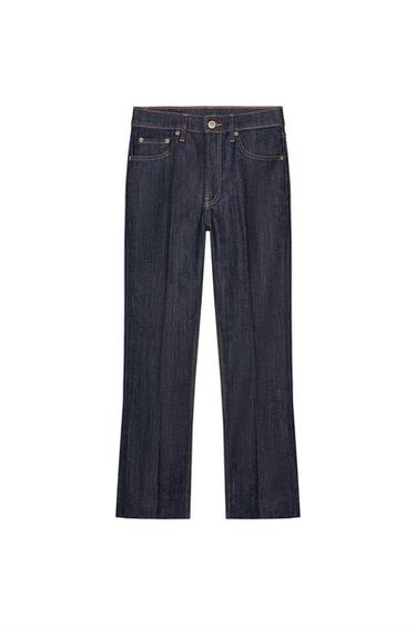ZW COLLECTION BOOTCUT MID-WAIST JEANS - Blue by Zara