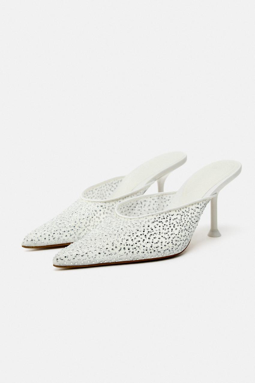 zara mesh mules