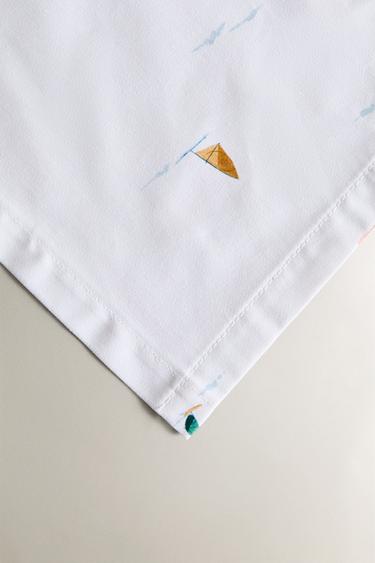 RESIN-COATED COTTON WINDSURFING TABLECLOTH - Blue by Zara - Image 2