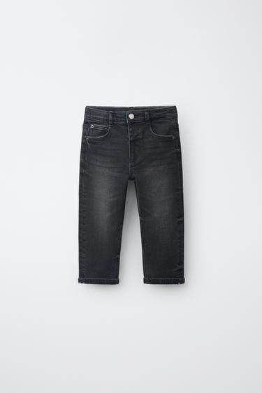 SLIM FIT COMFORT JEANS - Dark grey by Zara