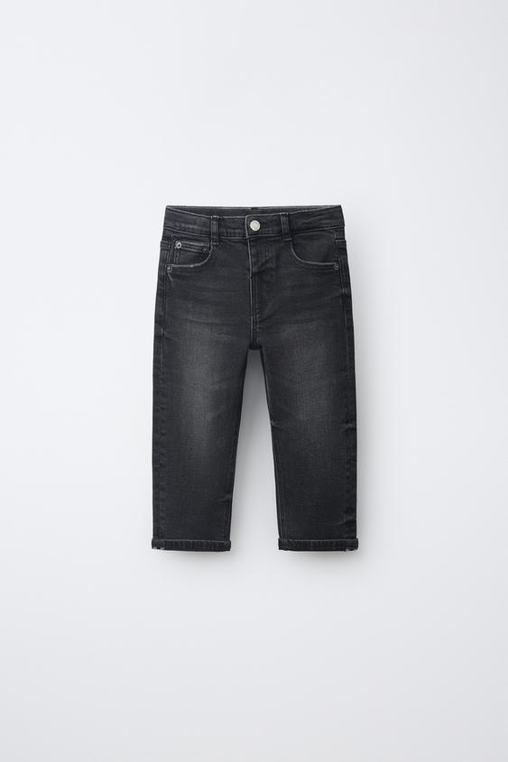 SLIM FIT COMFORT JEANS - Dark grey by Zara - Image 0