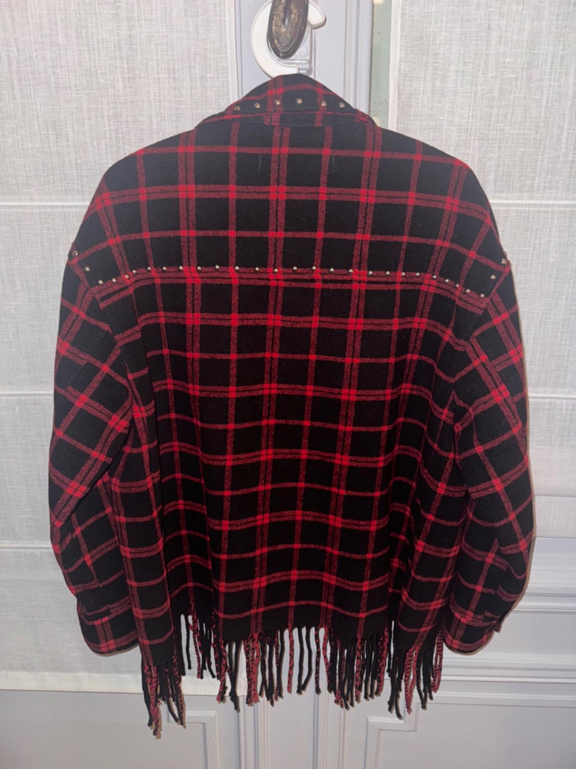 OVERSHIRT WITH FRINGE AND STUDS - Image 4