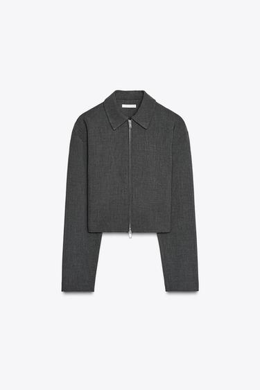 KURZE JACKE - FROSTED GRAY von Zara - Bild 0