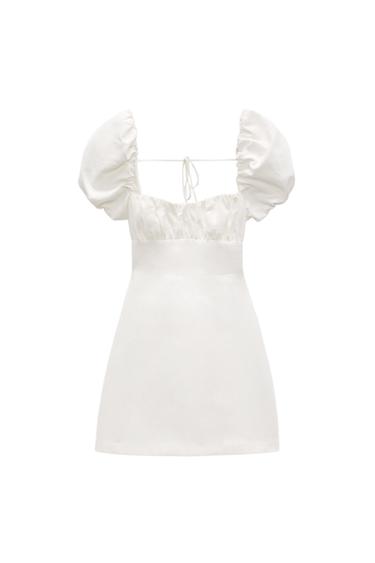 LINEN BLEND DRESS