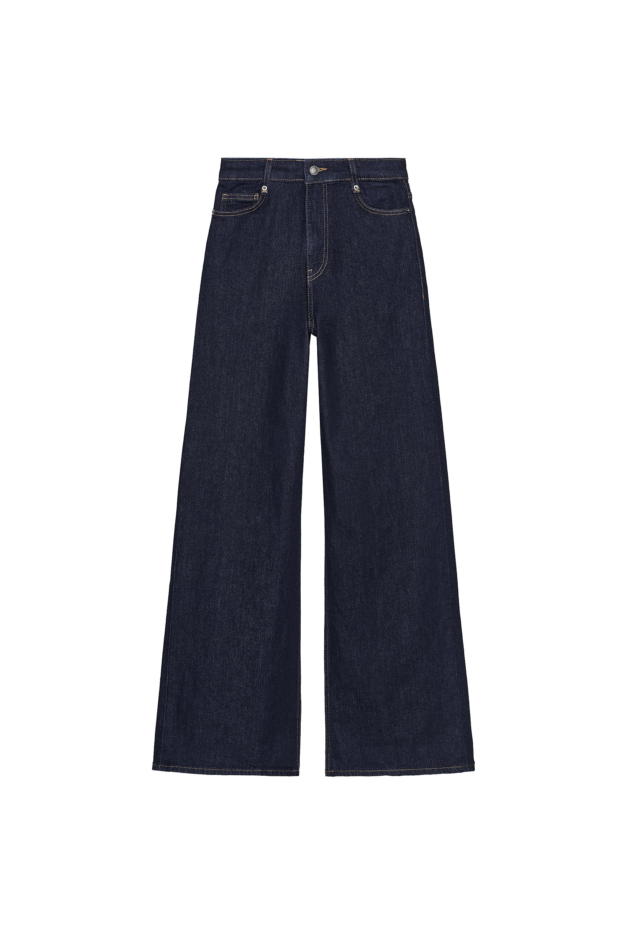 ZW COLLECTION WIDE-LEG HIGH-WAIST JEANS