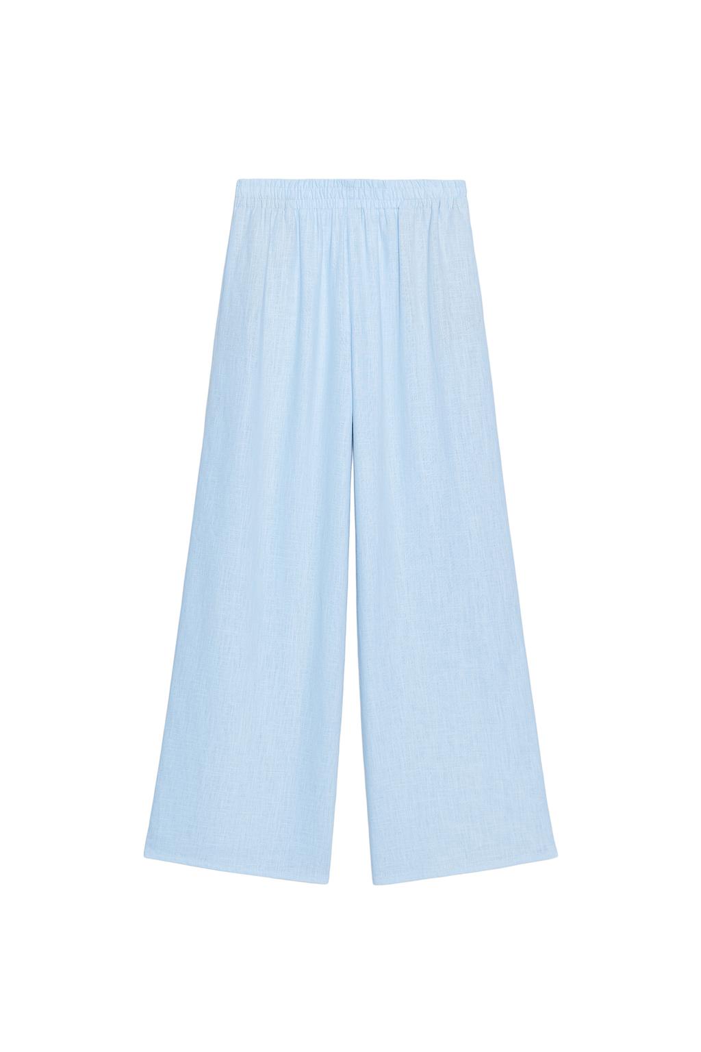 WIDE LINEN PANTS - image 3