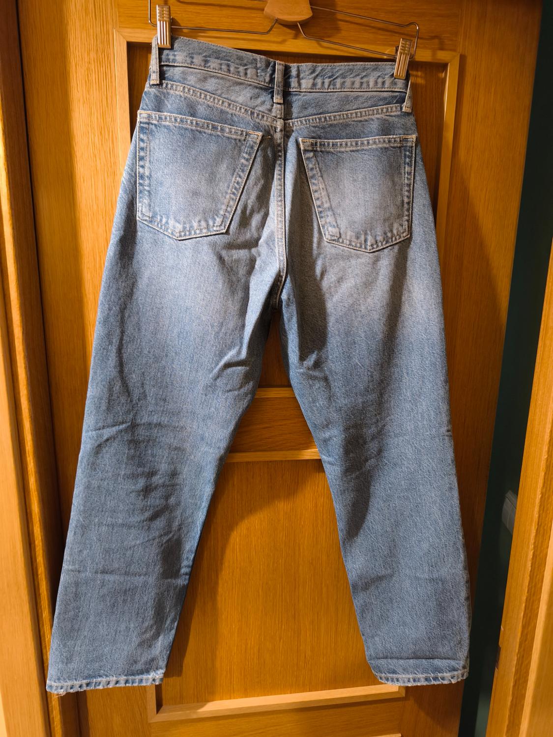 ZW STRAIGHT-LEG MID-RISE CROPPED JEANS