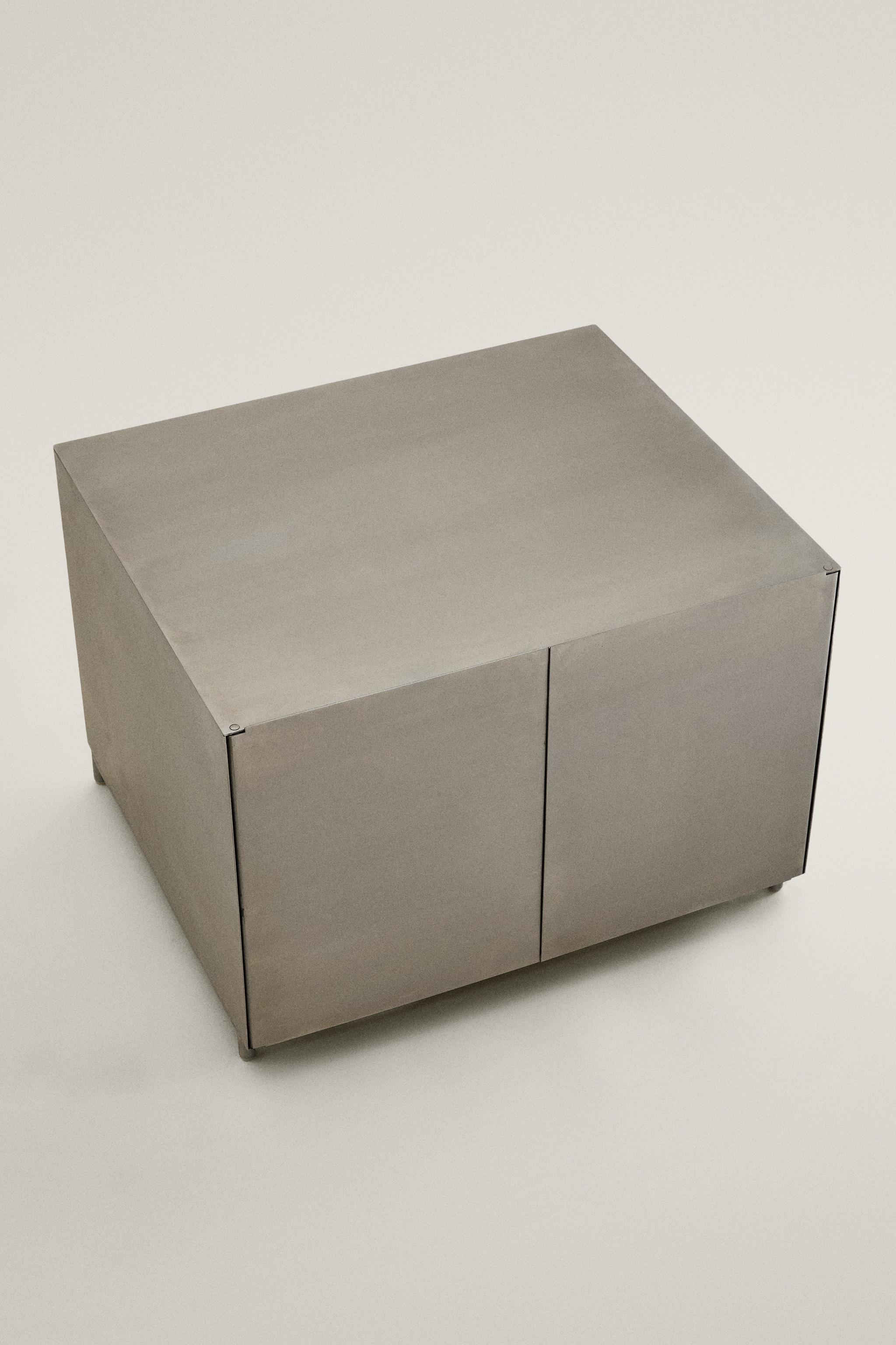 STEEL BEDSIDE TABLE