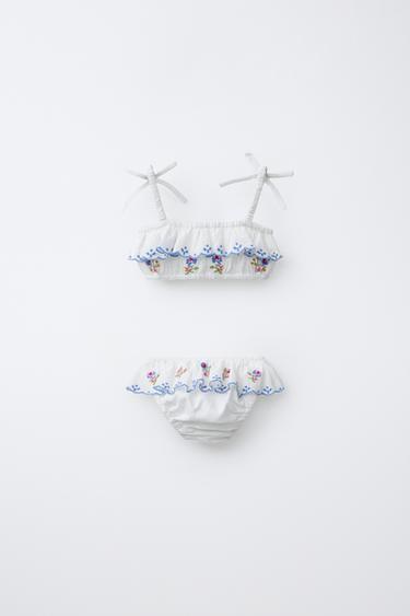 BIKINI BRODERIES (4-10 ANS) - Écru de Zara - Image 1