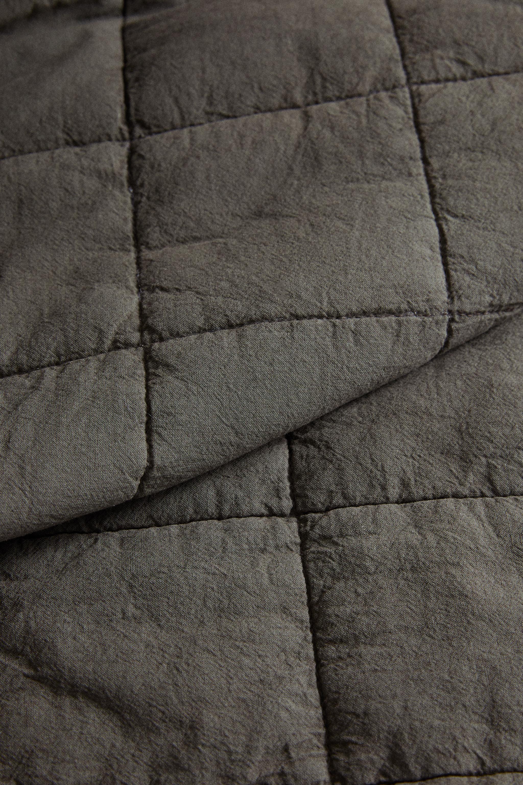 ÉDREDON À CARREAUX EN PERCALE DE COTON (180 FILS)