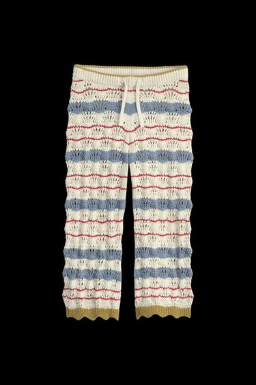 STRICKHOSE MIT STREIFEN LIMITED EDITION - Bunt von Zara