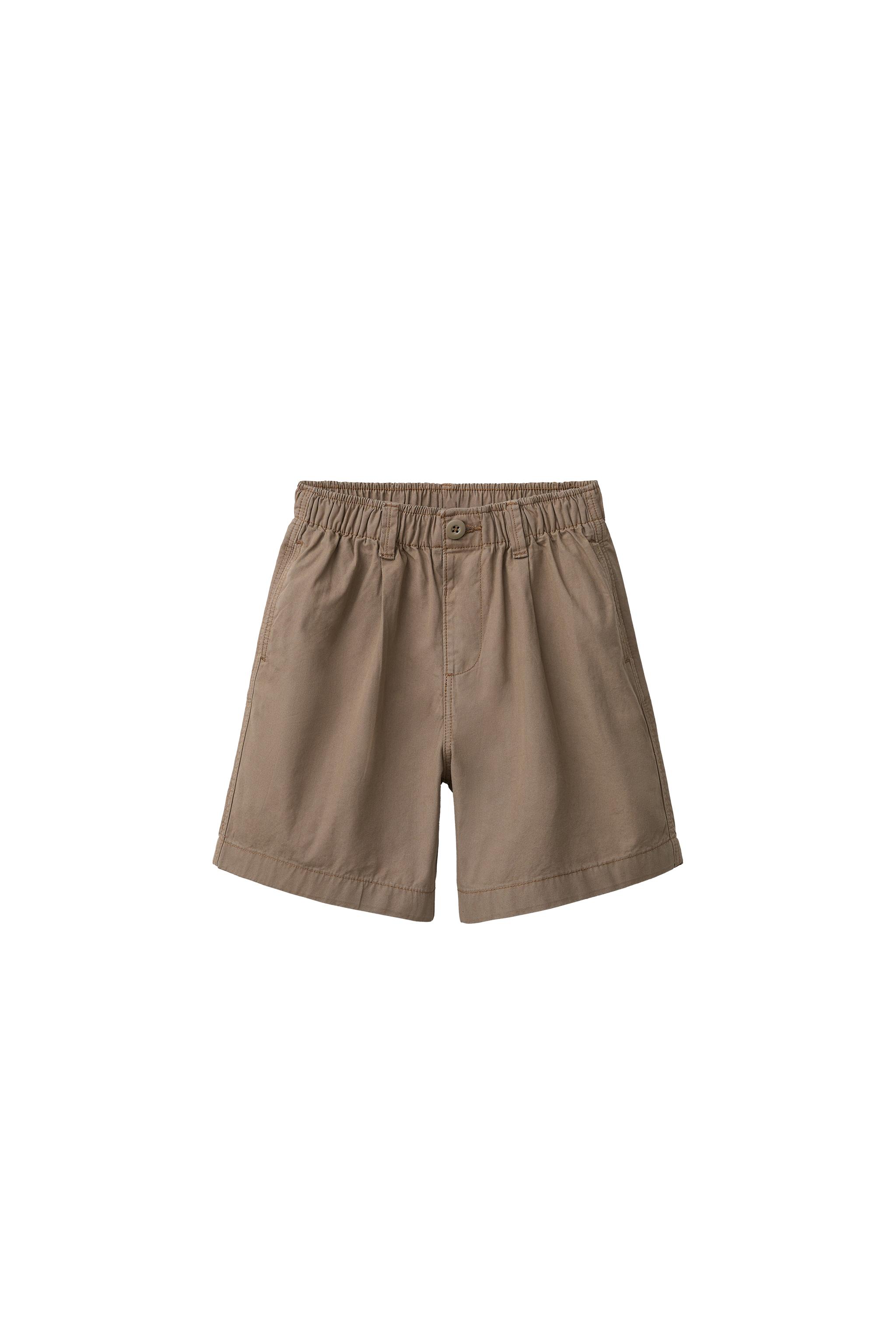 BALLOON ELASTIC SHORTS - Brown | ZARA United States