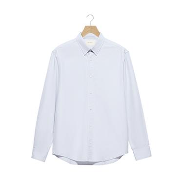 STRIPED OXFORD SHIRT - Sky blue by Zara