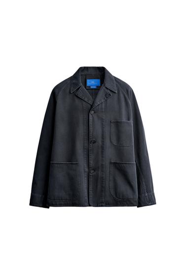 Zara AARON LEVINE X ZARA POCKET OVERSHIRT - Navy blue