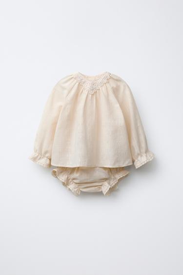 BLOUSE AND BRIEFS TOTAL LOOK -  by Zara