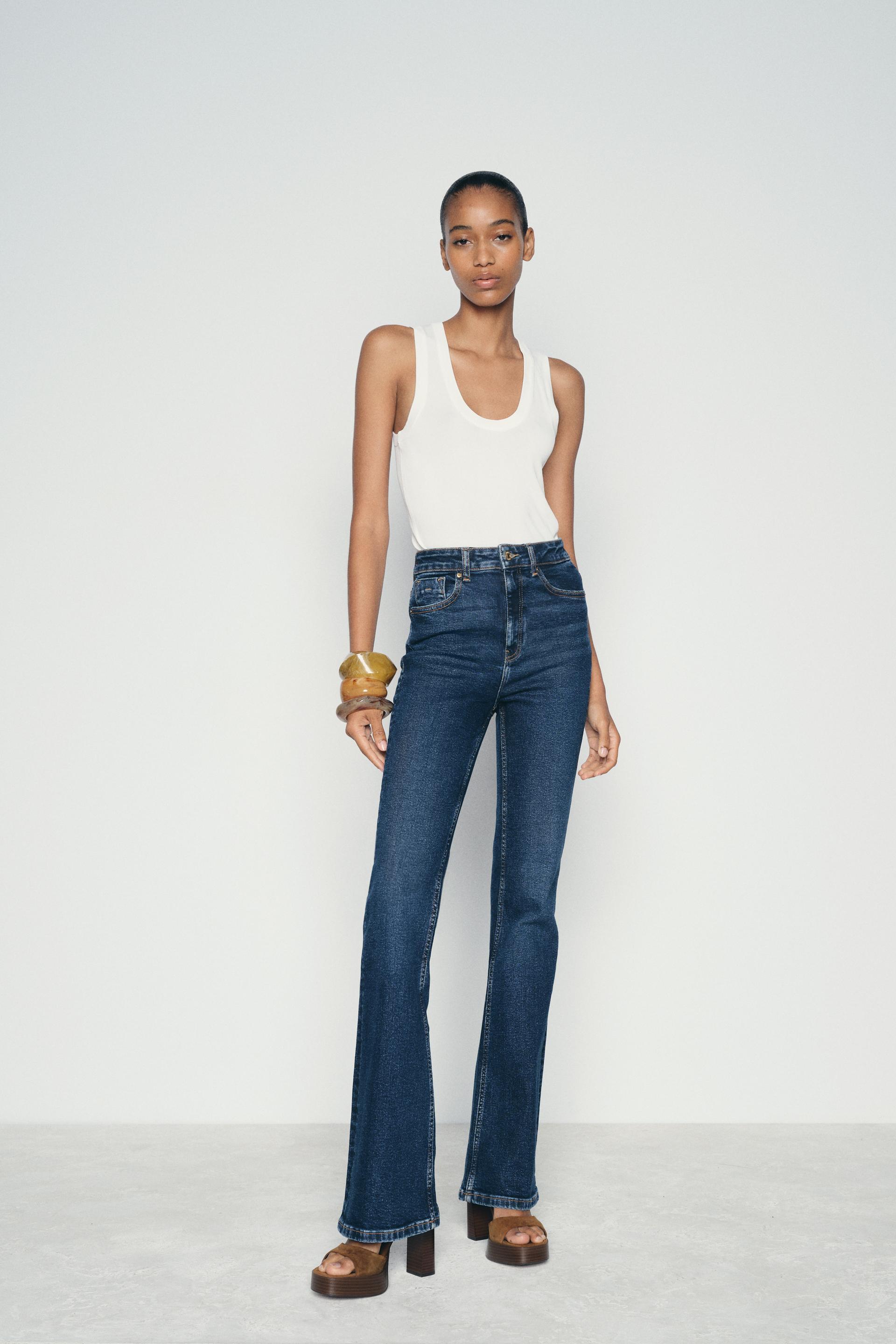 High waist jeans zara hotsell