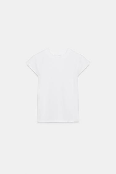 HEAVY COTTON T-SHIRT - White by Zara