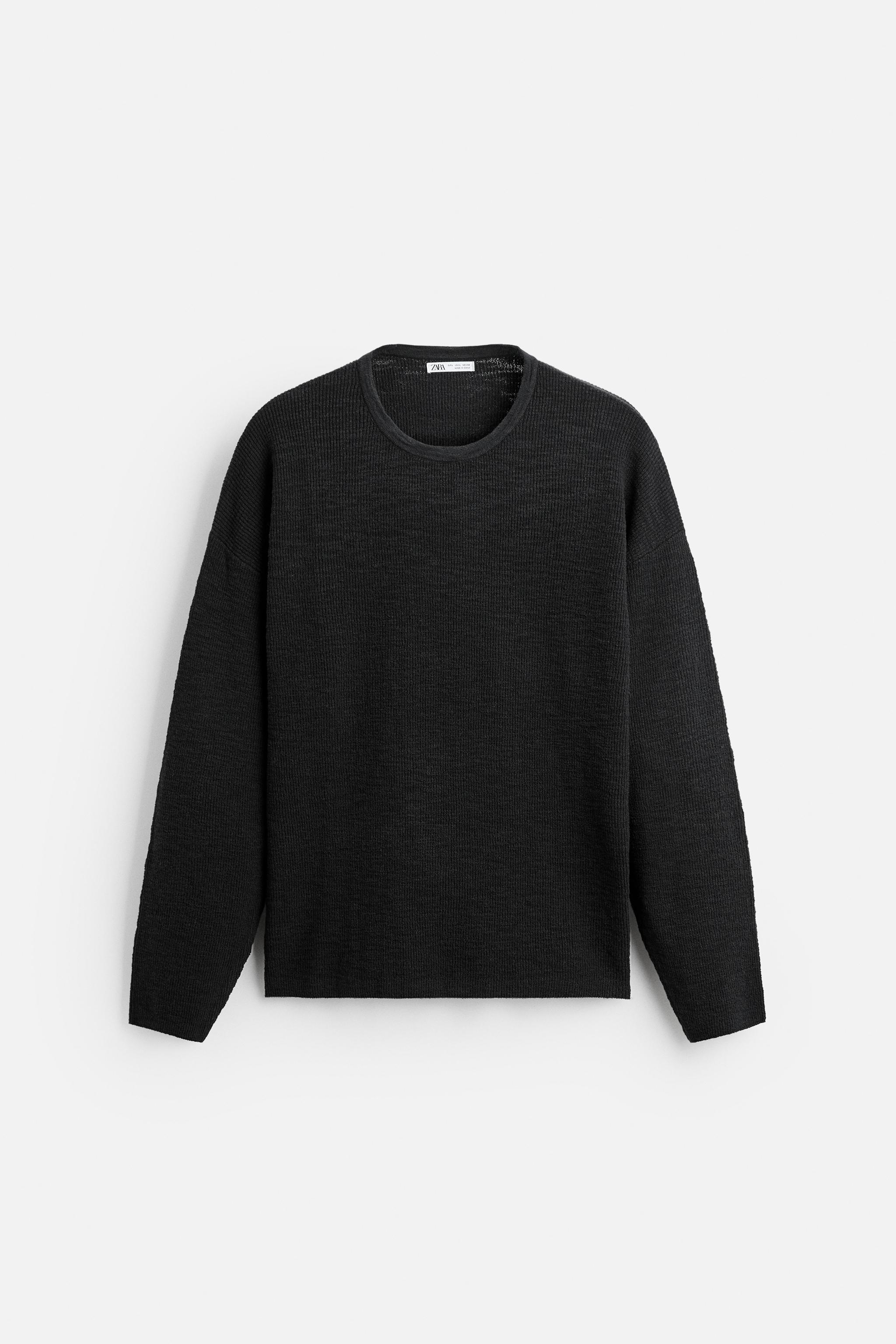 Black jumper zara best sale